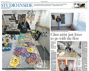 Manola Borrajo en el Edmonton Journal